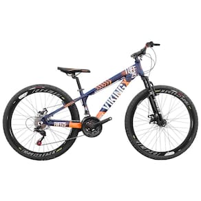 Bicicleta Aro 26 Viking Tuff25 Flay V-Brake 18 Marcha F. Disco