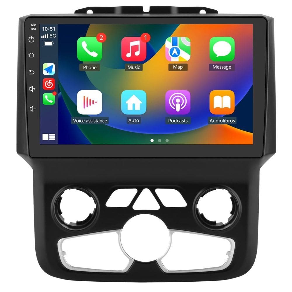 Rádio de carro Stereo j Junsun para Dodge Ram 2013-2019 com Carplay/Android Auto