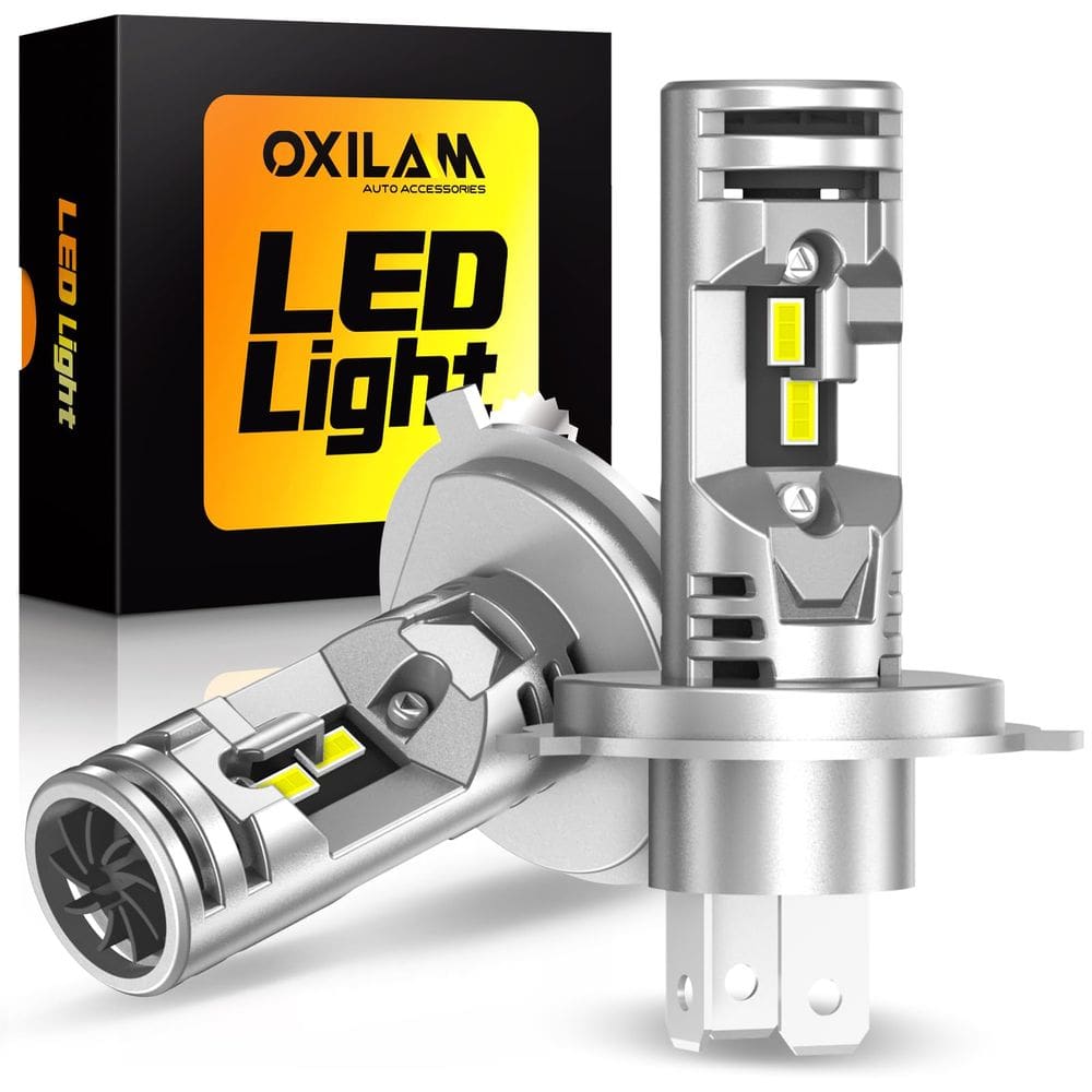 Lâmpada LED OXILAM 2025 H4 9003 6500K 26000LM 700% mais brilhante