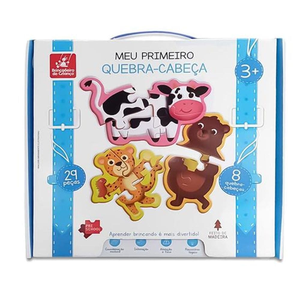 Meu Primeiro Quebra-Cabeça 29 PÇ Brincadeira de Criança 2211