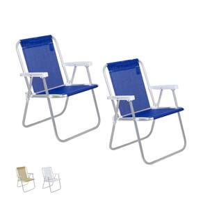 Kit 2 Cadeira de Praia Alta Alumínio Lazy Sannet - Belfix