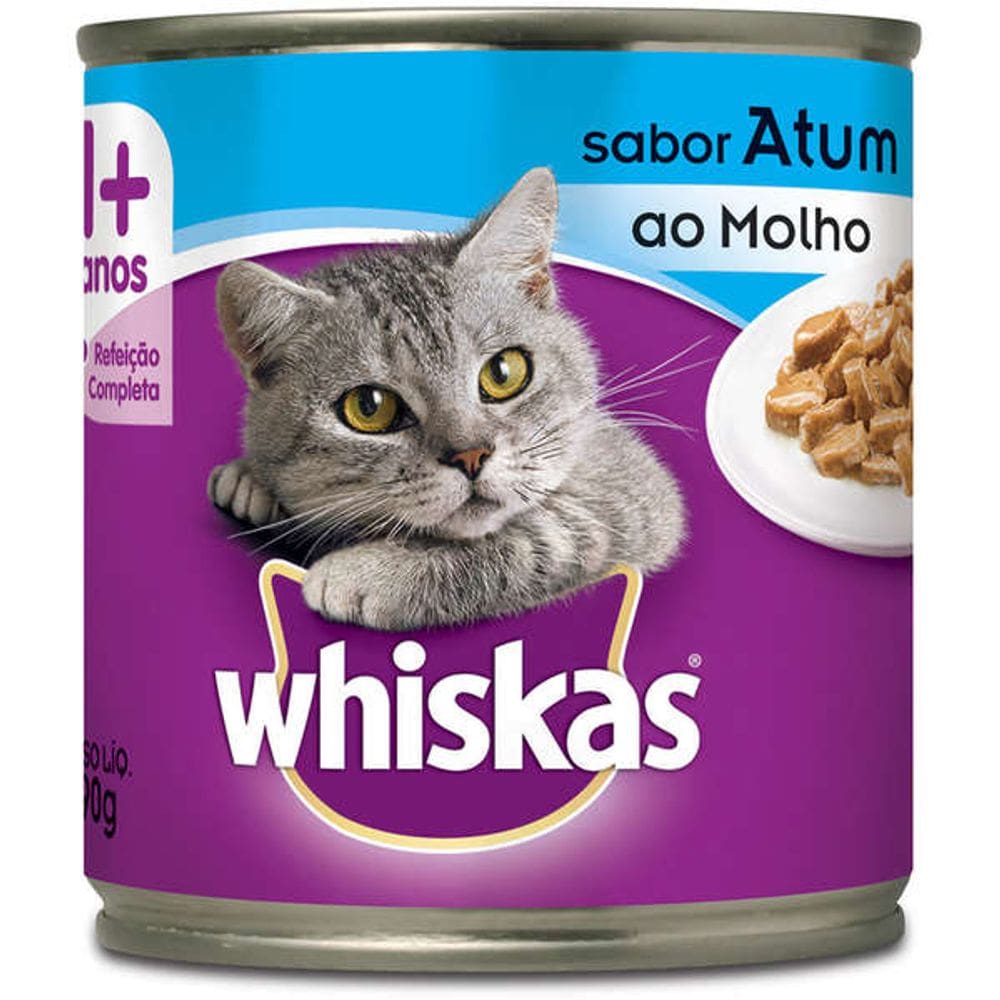 Whiskas Lata Atum ao Molho 290 G.