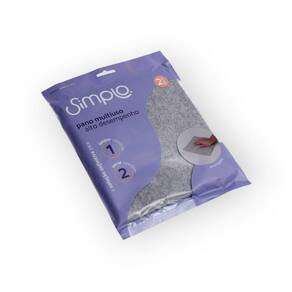 Panos Multiuso Alto Desempenho 2 Pecas - Simplo Cinza