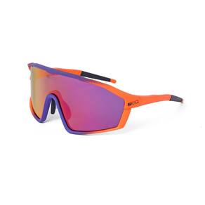 Óculos de Sol Zeiq Esportivo Heat Laranja e Roxo