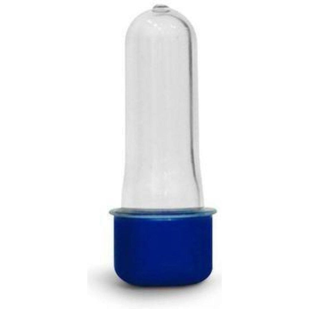 Kit 100 Mini Tubete Acrílico Tampa Azul Para Personalizar