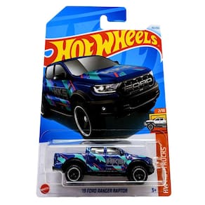 Veículo colecionável Hot Wheels `19 Ford Ranger Raptor Blue