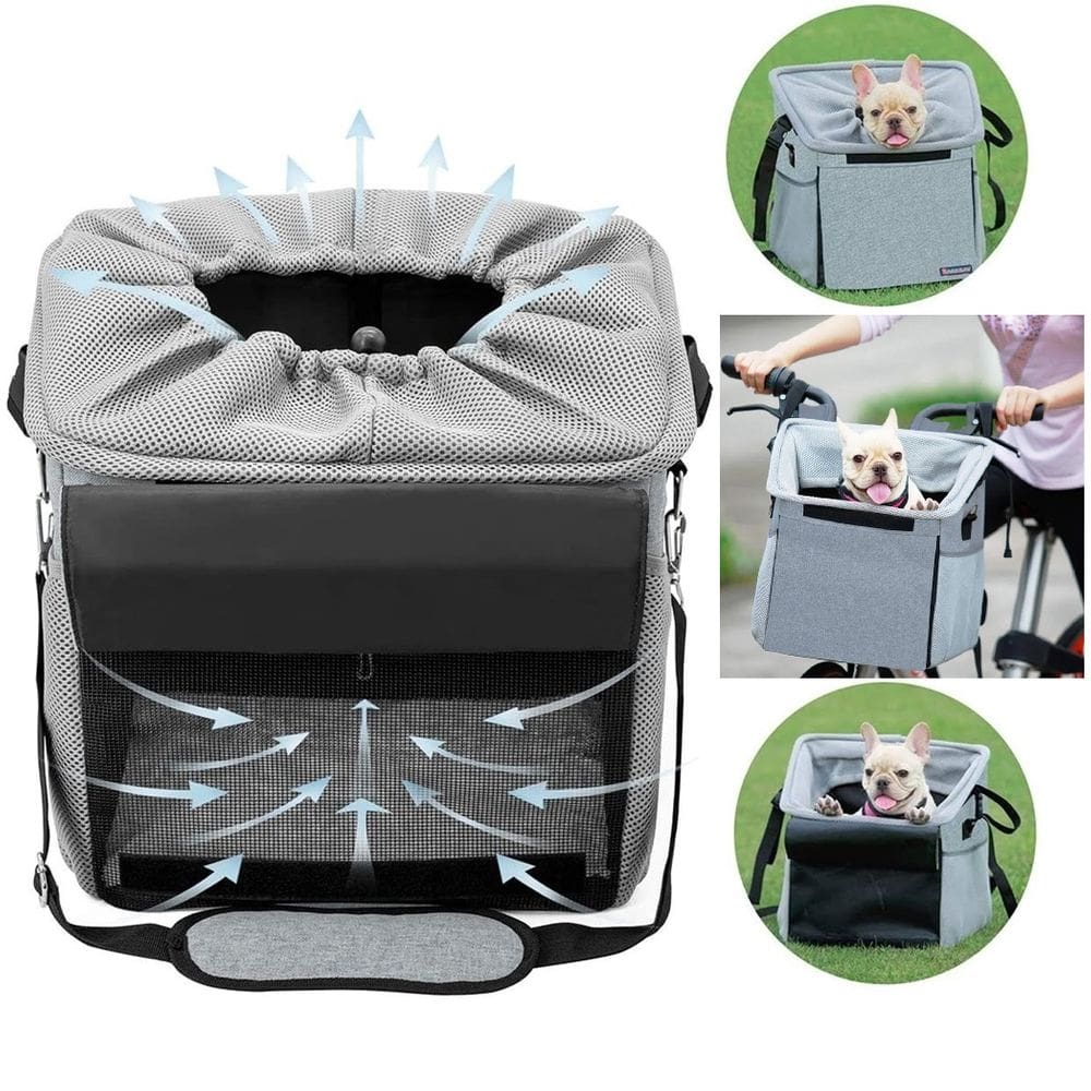 Bolsa Cesta Transporte Pet Bike Carro Bicicleta Cães Gatos