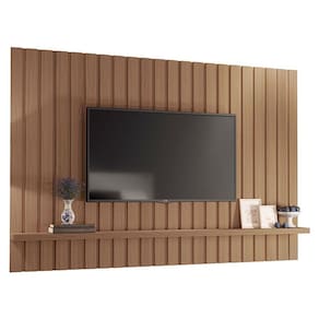 Painel para TV Link 2.0 Castanho – HB Móveis