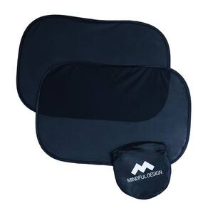 Persianas de carro Mindful Design, pacote com 2, 21 x 14 cm para bebês