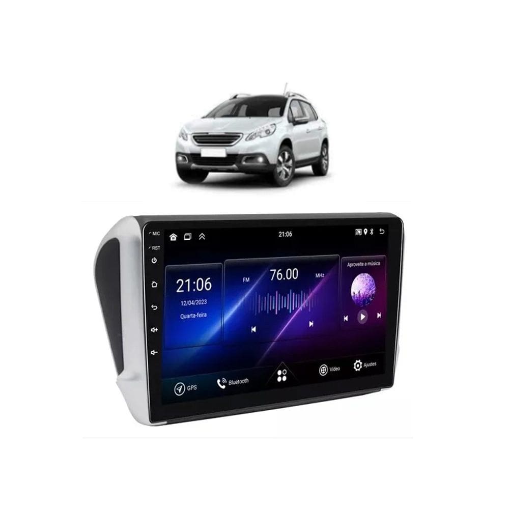 Kit Multimídia Peugeot 2008 Allure Essencial 10 Pol Android 2/32Gb - Vision 89101