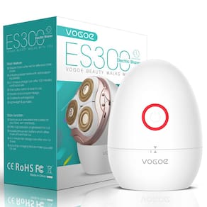 Barbeador elétrico VOGOE ES300 para mulheres com lâmina flutuante 3D