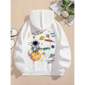 Moletom Feminino Casual com Capuz ElaShopp