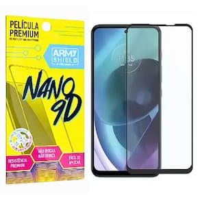Pelicula 9D Moto G75 Cerâmica Cobre a Tela Toda- Armyshield