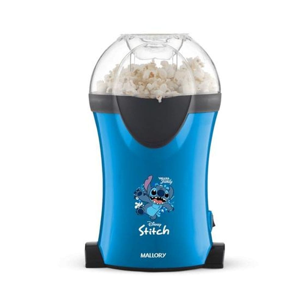 Pipoqueira Elétrica Sem Óleo 1200w Mallory Stitch Azul