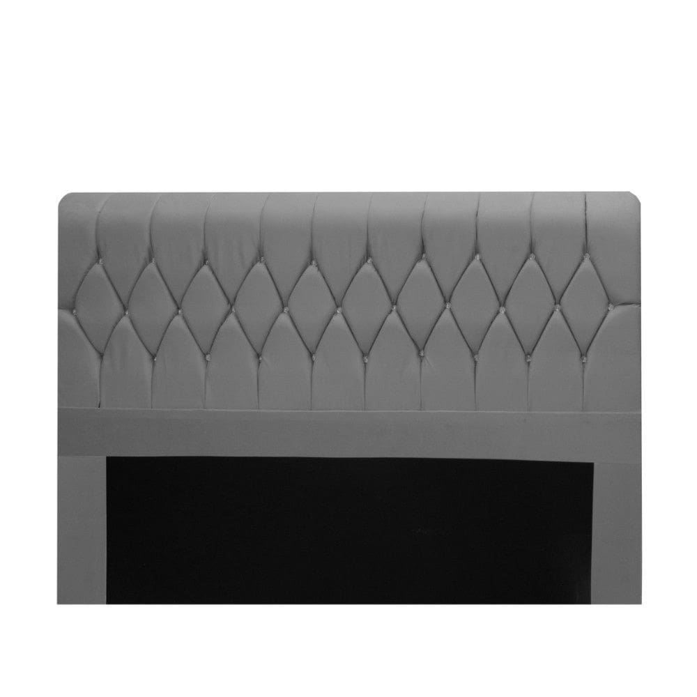 Cabeceira Estofada King 193CM Veludo Milena JSW