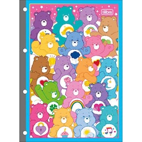 Refil de Caderno Argolado Fichário Grande Universitário Ursinhos Carinhosos Tiliflex 80 Folhas 200x275mm Tilibra