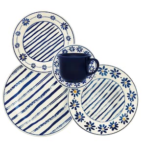 Jogo De Jantar Em Cerâmica Donna Com 30 Peças Oxford Margaridas