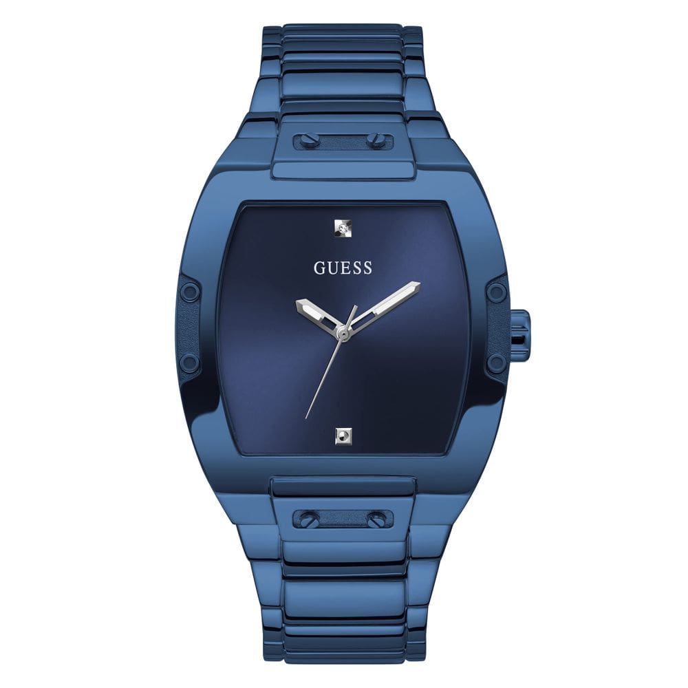 Relógio GUESS Trend Casual Tonneau Diamond 43 mm para homens