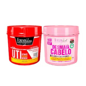 Kit Mascaras  Desmaia Cabelo e UTI Forever Liss