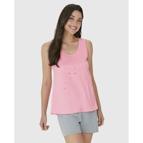 Pijama Feminino Regata Malha Malwee Ref. 122366