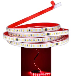 Fita Led SMD Dupla Face Gesso Sanca Luz Iluminaçao Vermelha Quarto Sala Recepçao Comercio