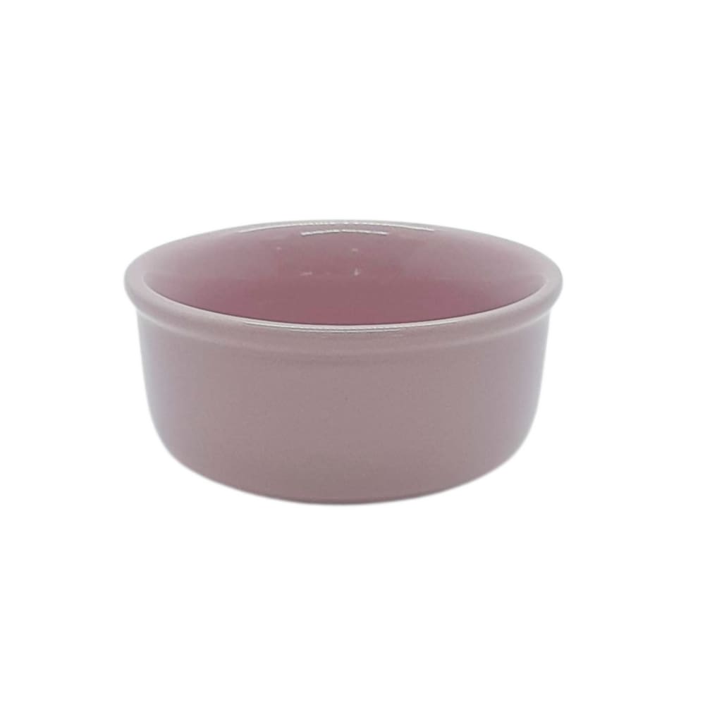 Tigela Molhadeira Redonda Rosa 120ml  - Porcelana