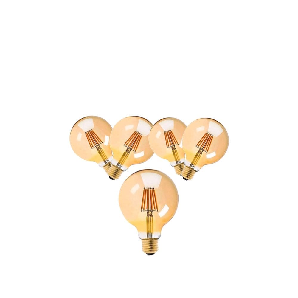 Lâmpada Filamento LED G95 4W 2200K Bivolt Âmbar