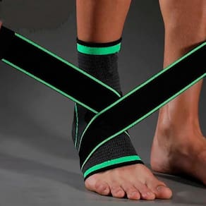 Tornozeleira Esportiva Ajustável Ideal Musculação E Futebol