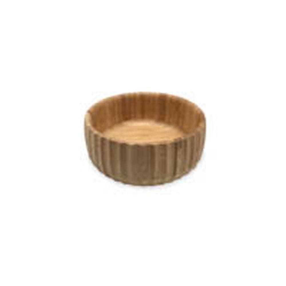 Bowl Canelado De Bambu G 22Cm - Oikos