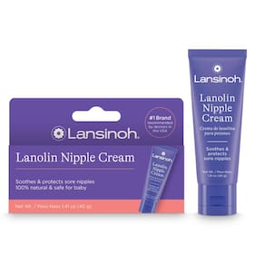 Creme para mamilos Lansinoh Lanolina 100% natural 41ml para amamentação
