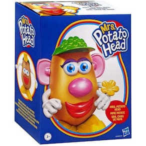 Brinquedo Mrs. Potato Head Hasbro com 1 corpo, 1 base e 9 acessórios