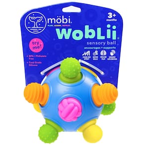 Brinquedo de atividades MÖBI Woblii Montessori para mais de 3 meses com silicone