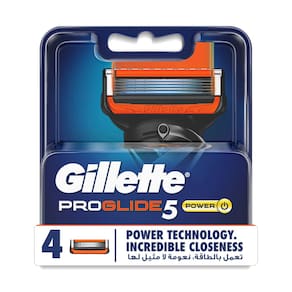 Pacote de lâminas Gillette Fusion ProGlide Power Pack com 4