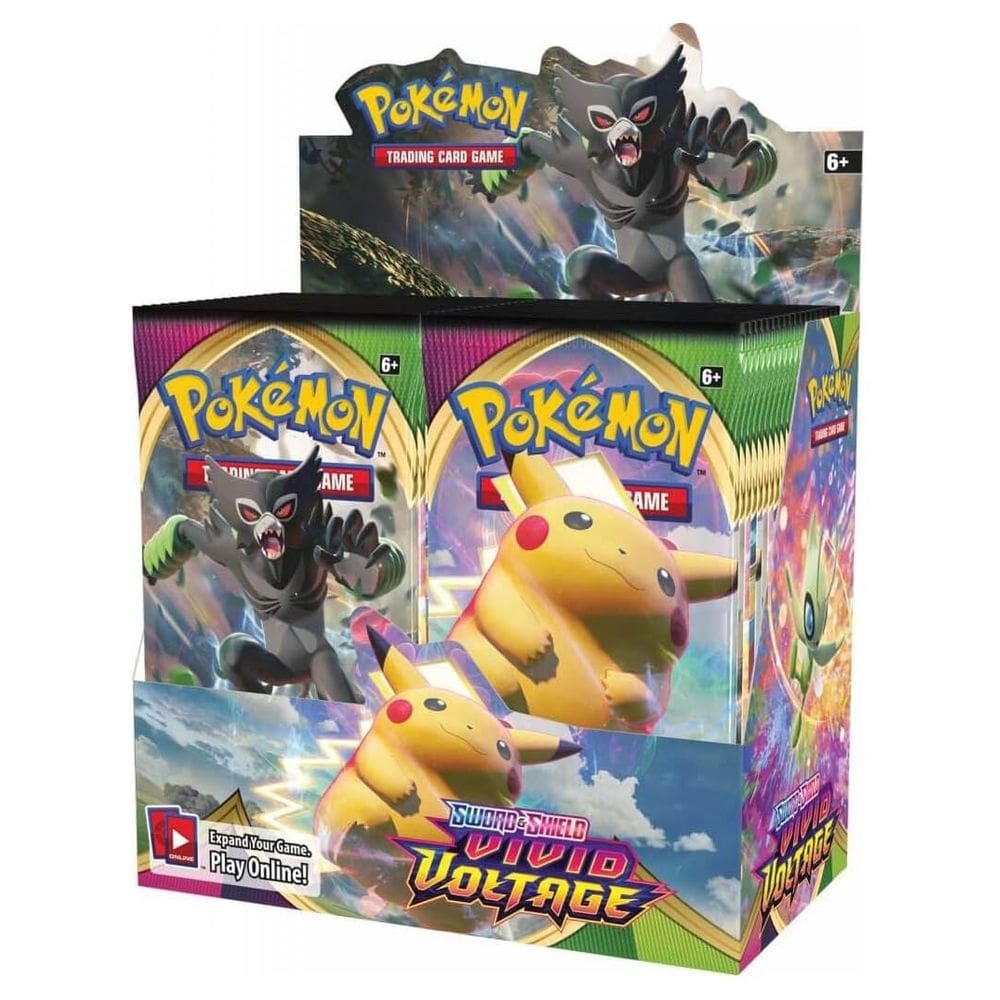 Pacote Booster Pokémon Sword & Shield 4 Vivid Voltage 6+ Years