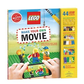 Kit de atividades KLUTZ Lego Make Your Own Movie 8+ com livro de 80 páginas