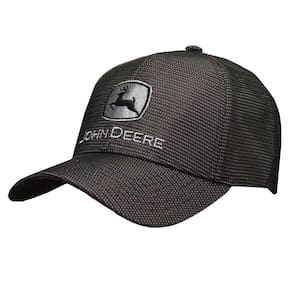 Chapéu John Deere Refletivo Cinza e Preto para Adultos