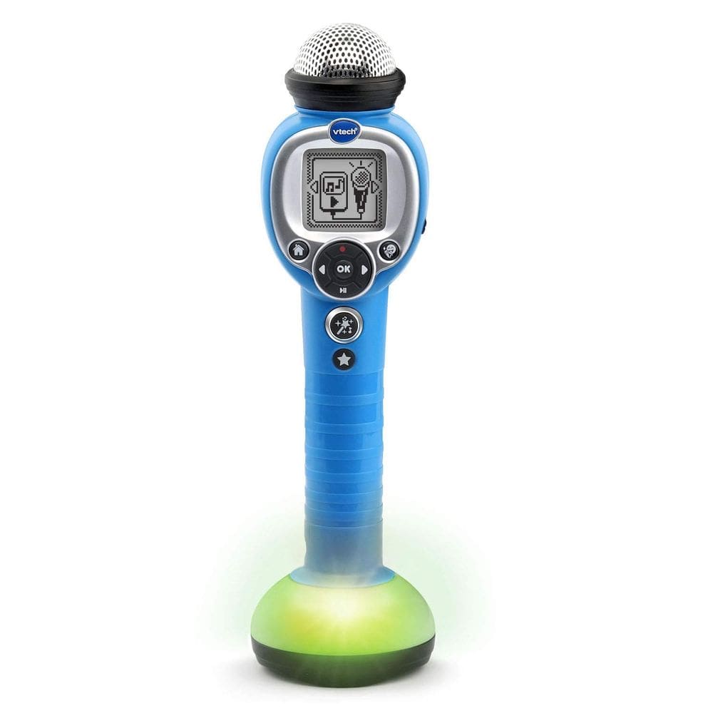 Microfone VTech Kidi Star Music Magic Blue para crianças de 5 a 9 anos