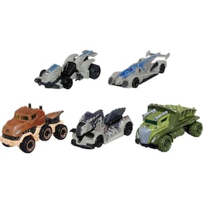 Toy Hot Wheels Jurassic World Dominion, pacote com 5 unidades, escala 1:64