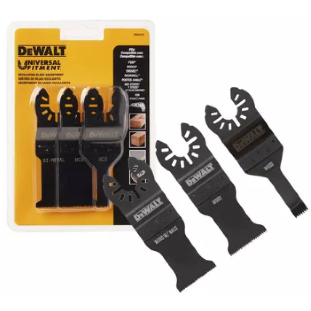 Kit Corte Multicortadora Oscilante 3 Peças DEWALT DWA4215