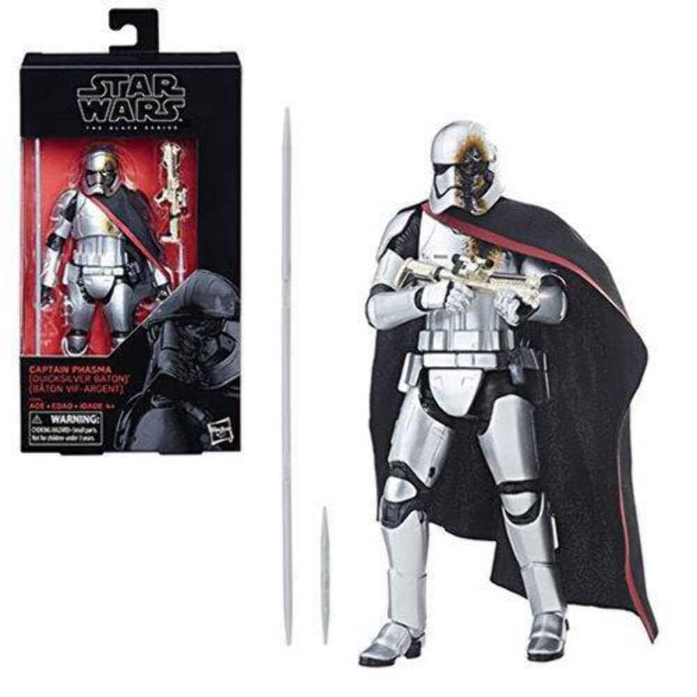 Boneco de ação Star Wars Black Series Captain Phasma 18cm