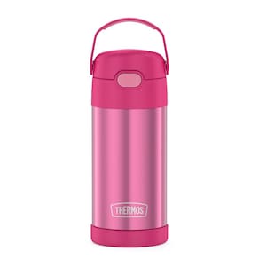 Garrafa de água THERMOS FUNTAINER 350 ml com palha Kids Pink