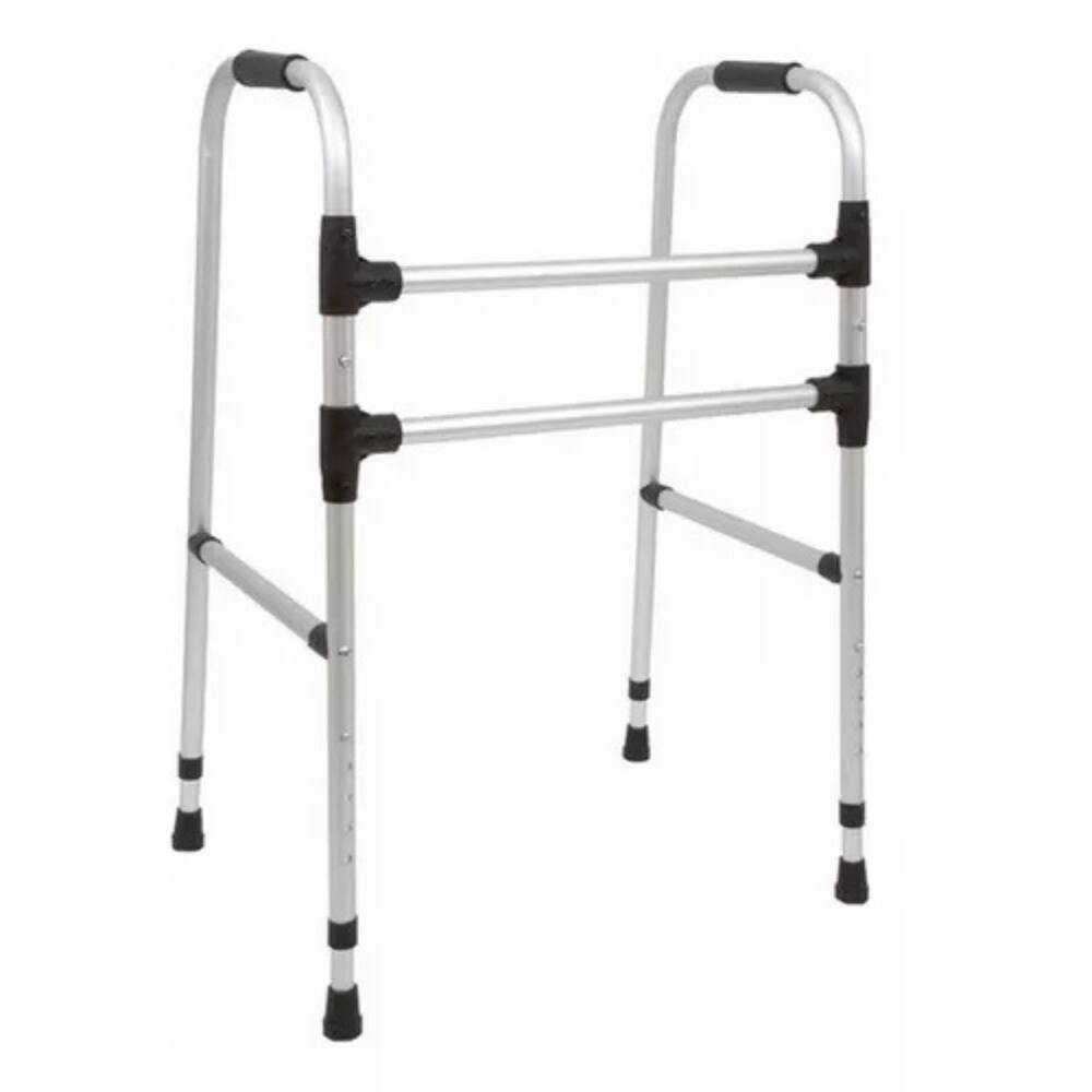 Andador Fixo 2 Barras Aluminio 100Kg Sequencial Milimétrica