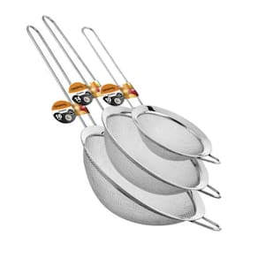 Kit Peneiras Em Aço Inox 10, 14 E 16Cm - Origina Line