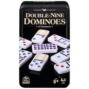 Conjunto de dominós Spin Master Games Cardinal Classics Double Nine