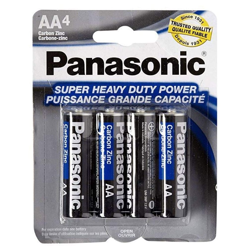 Bateria Panasonic 5741 Super Heavy Duty AA 1,5 V, pacote com 8