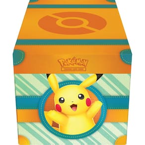 Baú Pokémon TCG Adventure PALDEA com 7 cartões promocionais e brinquedo