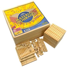 Material Dourado completo 611 peças de madeira