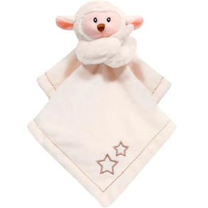 Naninha Ovelhinha Pelúcia para Bebês Antialérgica Lavável Bege Buba