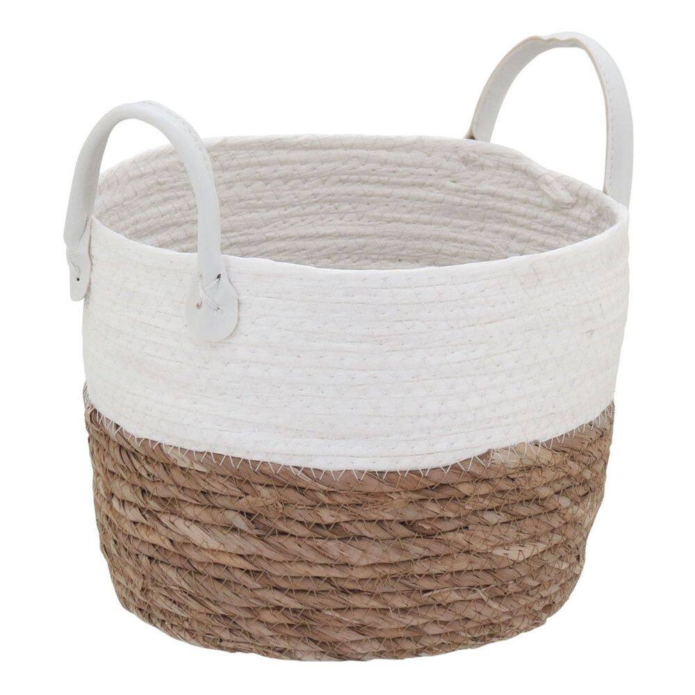 PONESO CESTA 20x25x25cm FIBRA BRANCO