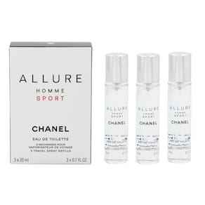 Refil de Perfume Channel Allure Homme EDT 3x20ml